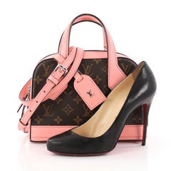 Louis Vuitton Dora Handbag Monogram Canvas and Calf Leather BB