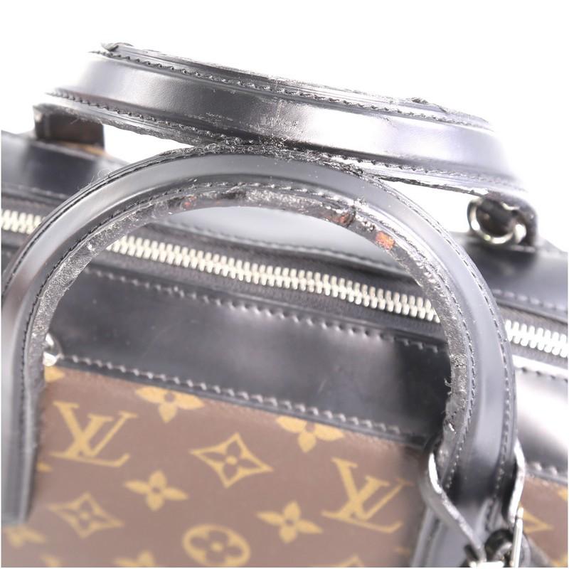 Louis Vuitton Dora Handbag Monogram Canvas and Calf Leather MM 1