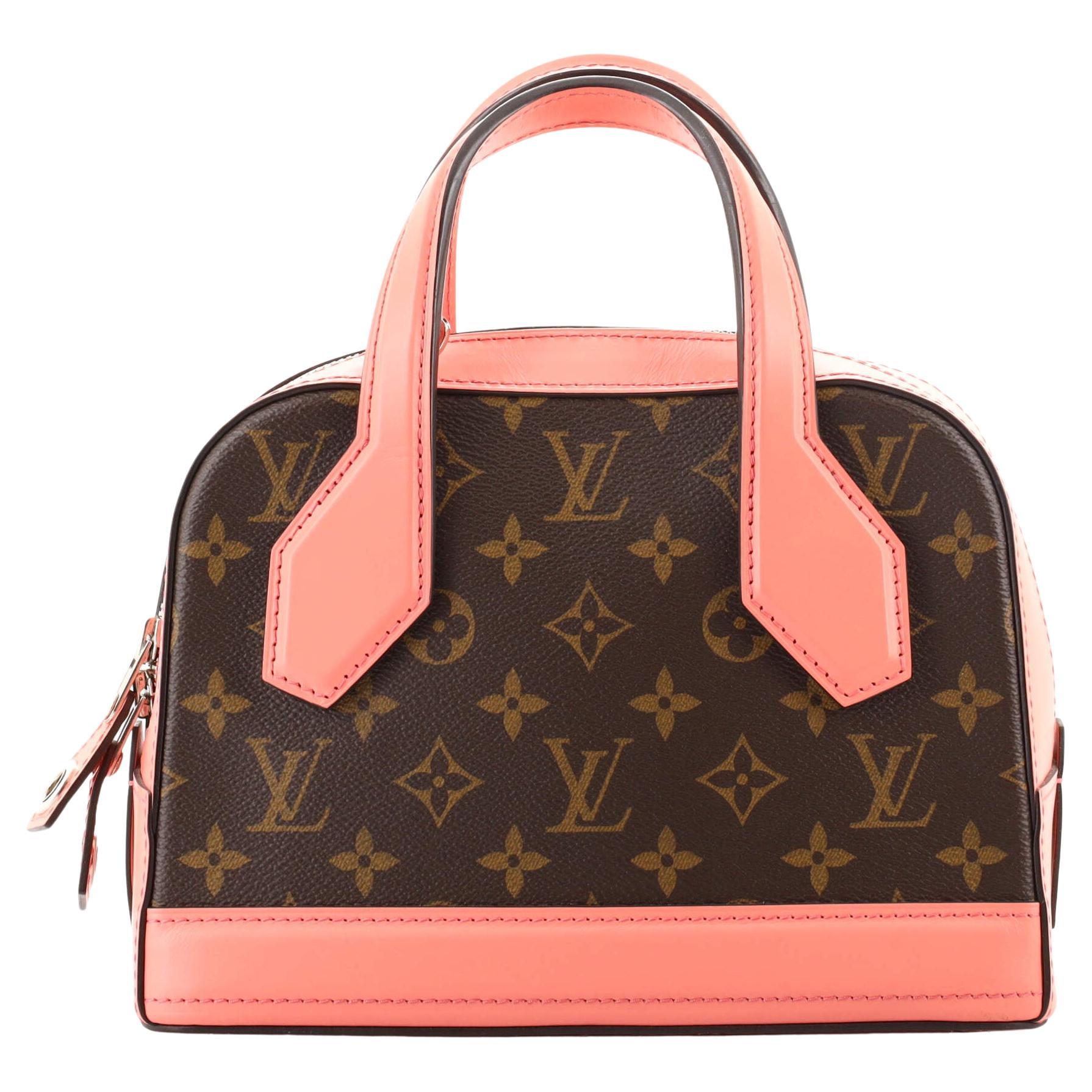 Louis Vuitton Dora Handbag Monogram Canvas and Calfskin BB