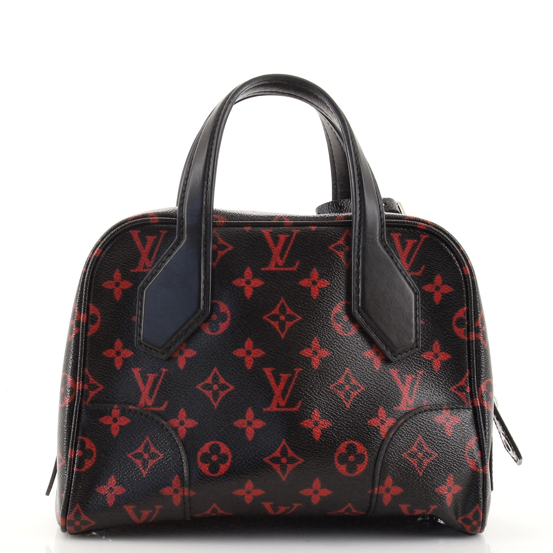 Black Louis Vuitton Dora Soft Handbag Limited Edition Monogram Infrarouge BB