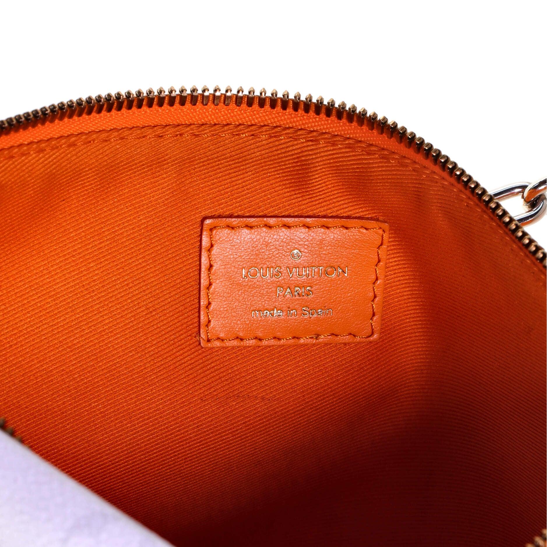 Louis Vuitton Double Flat Messenger Bag Limited Edition Logo Story Monogram  2