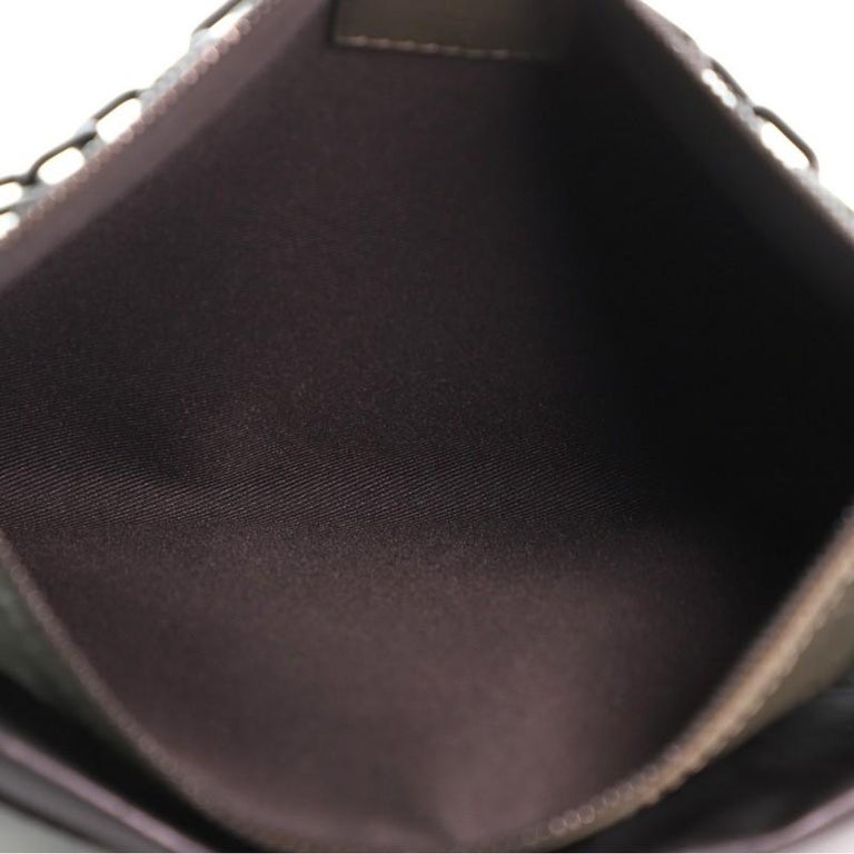 Louis Vuitton Double Flat Messenger Monogram Shadow Black/Khaki in Calfskin  with Black-tone - US
