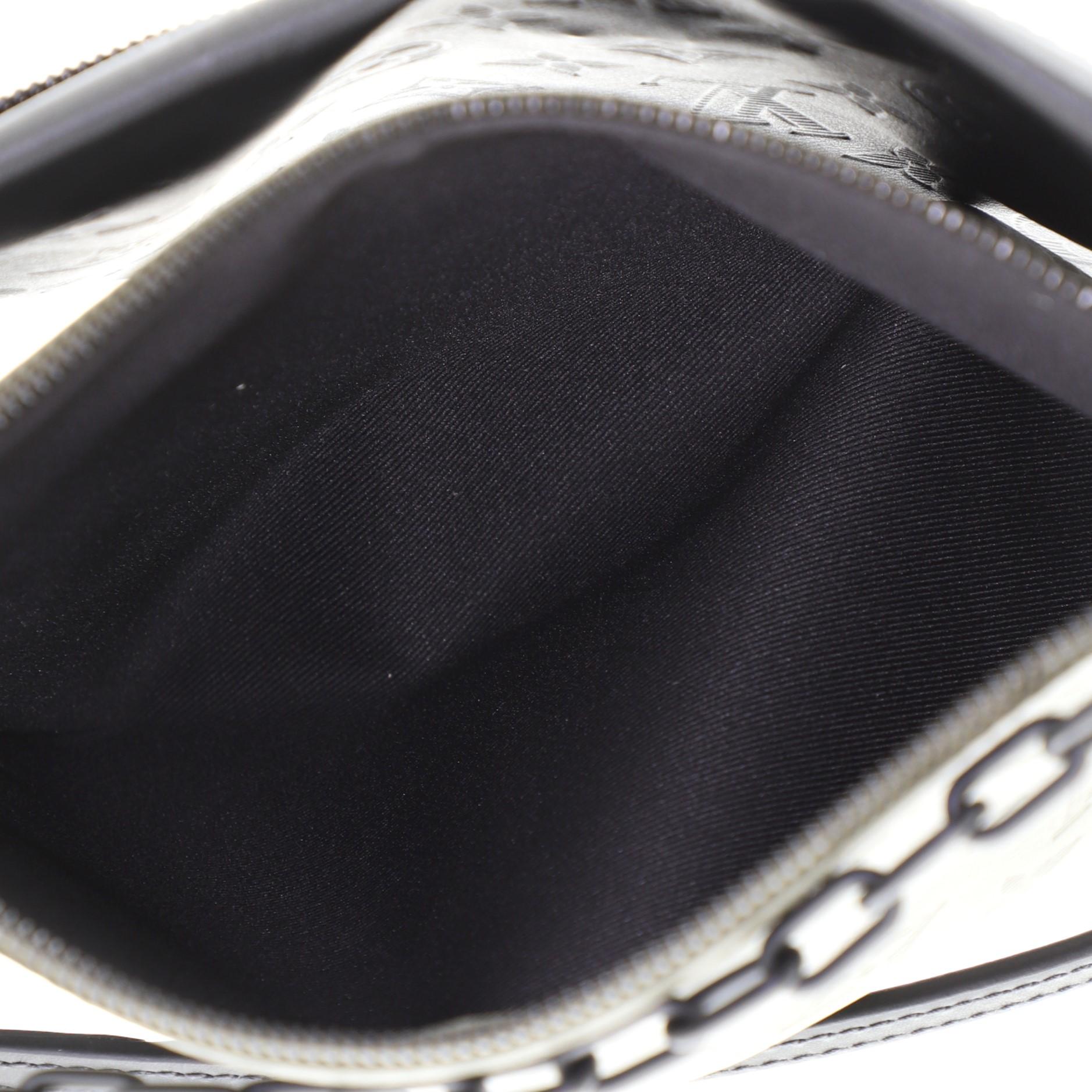Louis Vuitton Double Flat Messenger Bag Monogram Shadow Leather 1