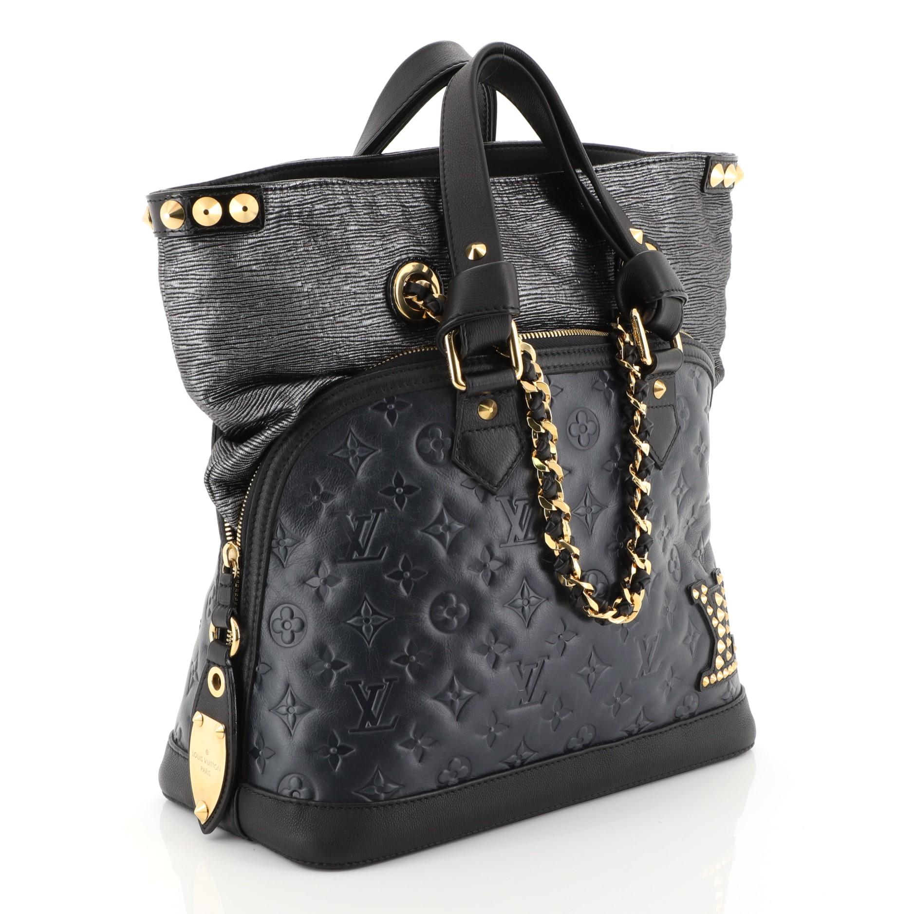 Louis Vuitton Double Jeu Neo Alma Bag Monogram Embossed Leather, In Good Condition In NY, NY