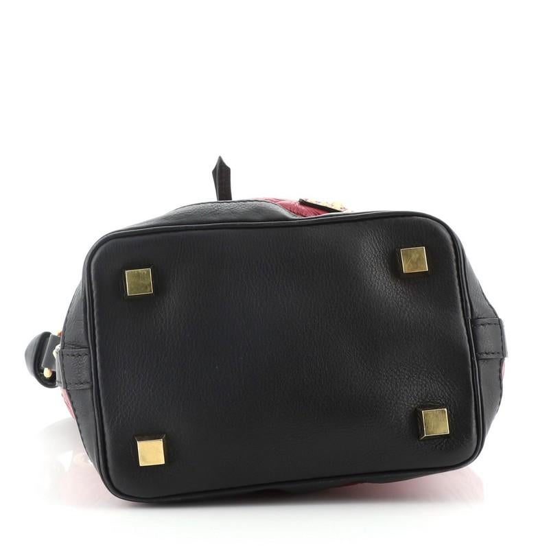 Louis Vuitton Double Jeu Neo Noe Tasche aus geprägtem Leder mit Monogramm für Damen oder Herren