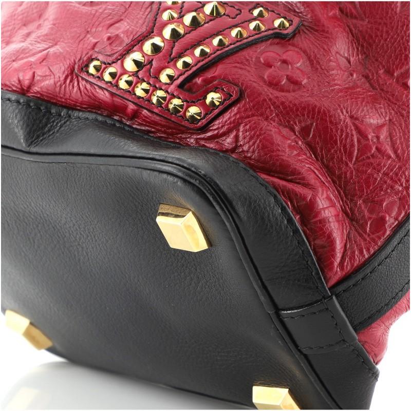 Women's or Men's Louis Vuitton Double Jeu Neo Noe Bag Monogram Embossed Leather