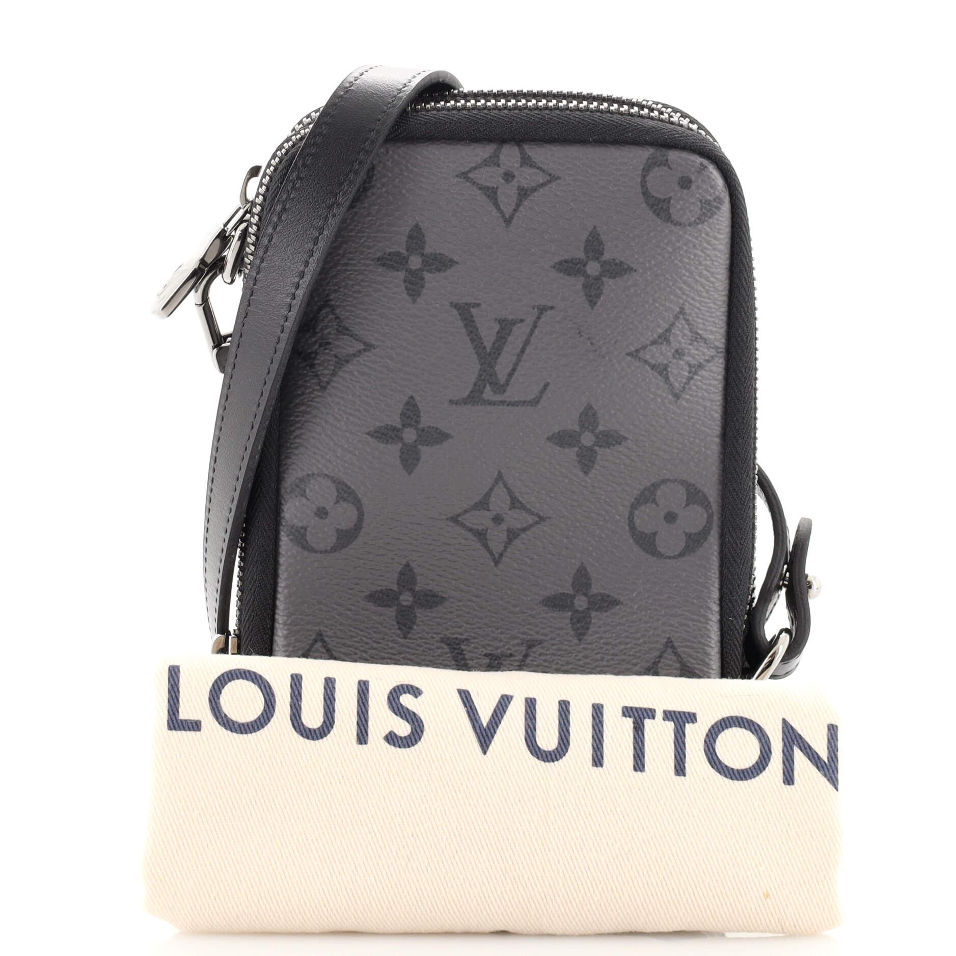 Louis Vuitton Double Phone Pouch nm, Grey, One Size