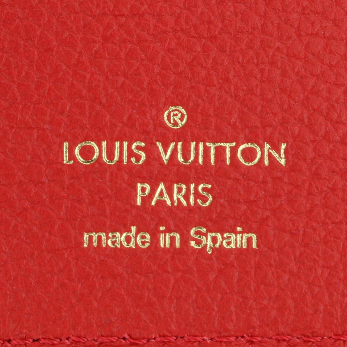 Louis Vuitton Double V Compact Wallet Monogram Canvas Rubis Calf w/GHW 2018 3