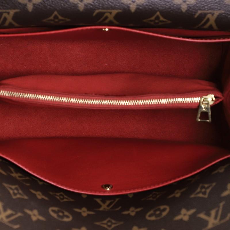 Women's or Men's Louis Vuitton Double V Handbag Calfskin and Monogram Canvas