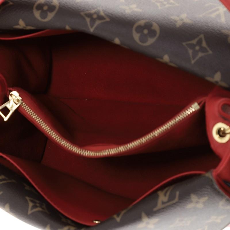 Louis Vuitton Double V Handbag Calfskin and Monogram Canvas 1