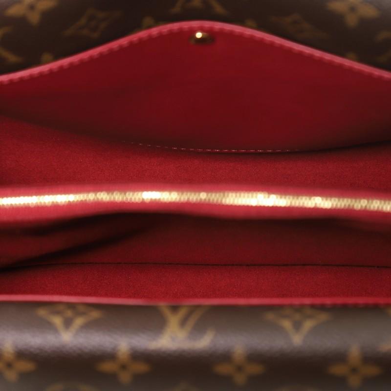 Louis Vuitton Double V Handbag Calfskin And Monogram Canvas  1