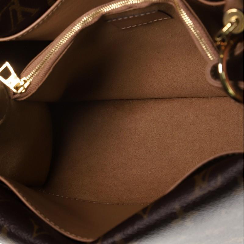 Women's or Men's Louis Vuitton Double V Handbag Calfskin with Monogram Canvas