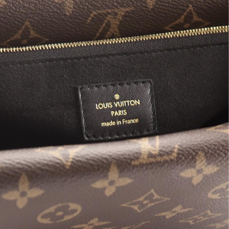 Women's or Men's Louis Vuitton Double V Handbag Calfskin with Monogram Canvas