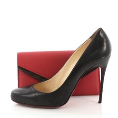 Louis Vuitton Double V Wallet Leather with Monogram Canvas