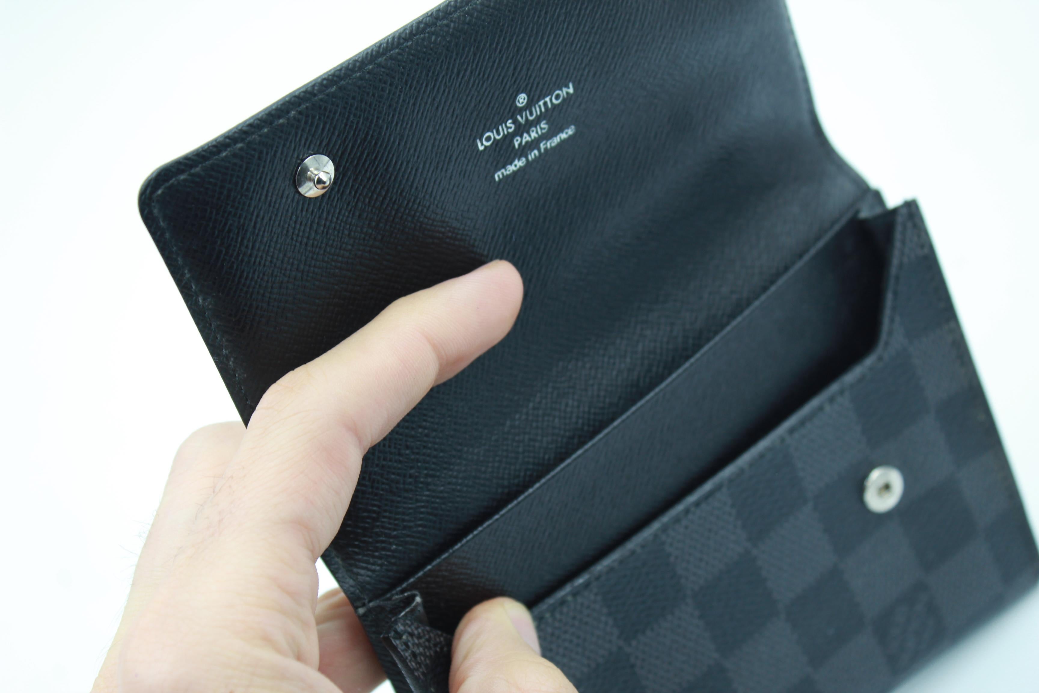 Louis Vuitton Double Wallet in damier monogram For Sale 1