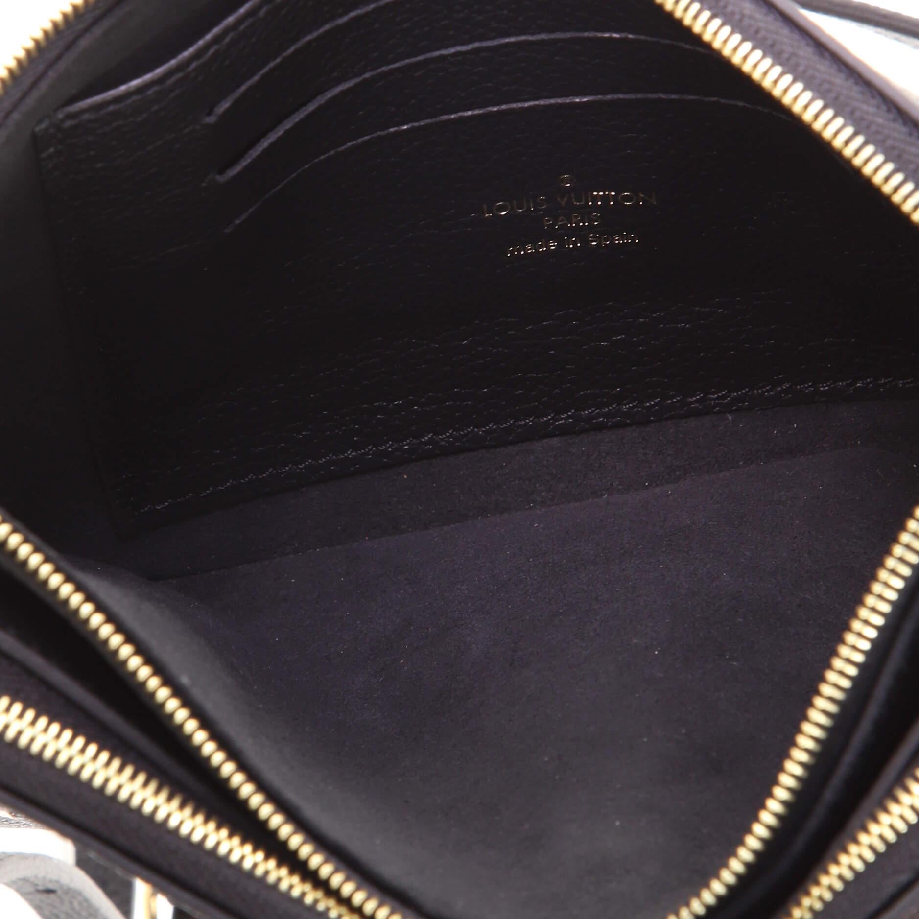 Louis Vuitton Double Zip Pochette Bicolor Monogram Empreinte Giant 2