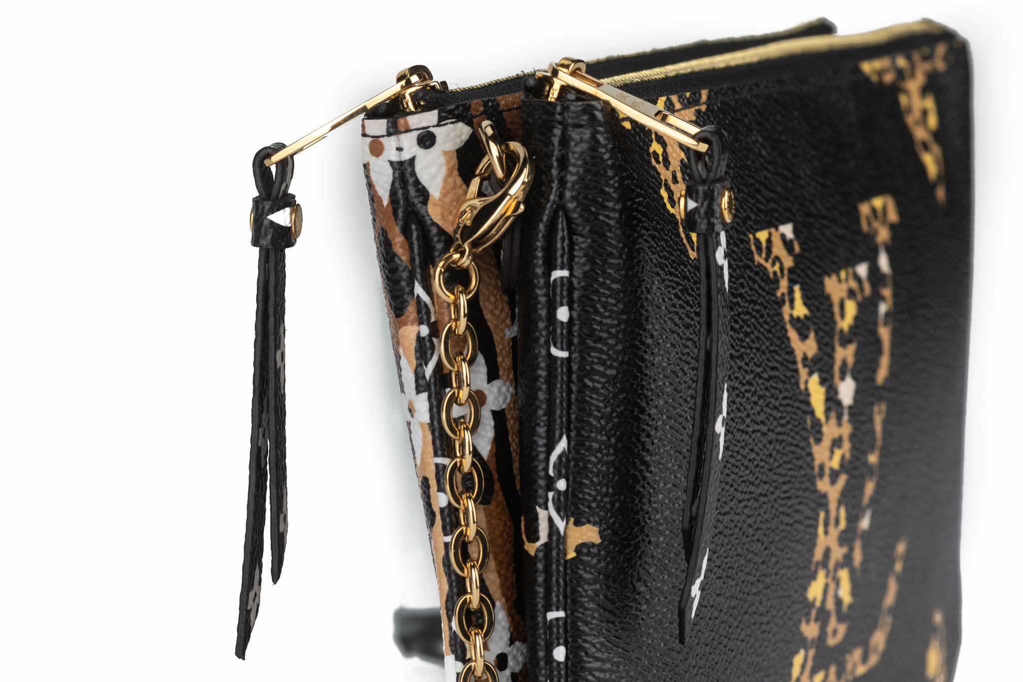 Louis Vuitton Double Zip Pochette Jungle For Sale 3