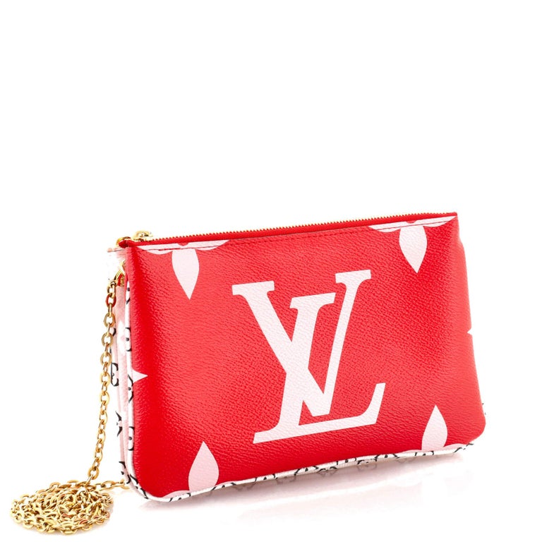 Louis Vuitton Double Zip Pochette Limited Edition Colored Monogram