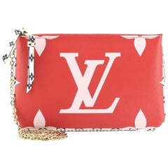 Louis Vuitton Double Zip Pochette Limited Edition Colored Monogram Giant