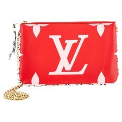 Louis Vuitton Double Zip Pochette Limited Edition Colored Monogram Giant