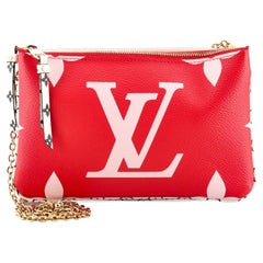 Louis Vuitton Double Zip Pochette Limited Edition Colored Monogram Giant