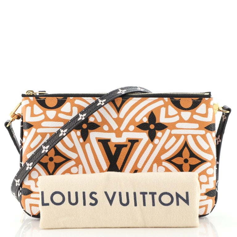 Louis Vuitton, Bags, Lv Crafty Double Zip Pochette Receipt Duster Box