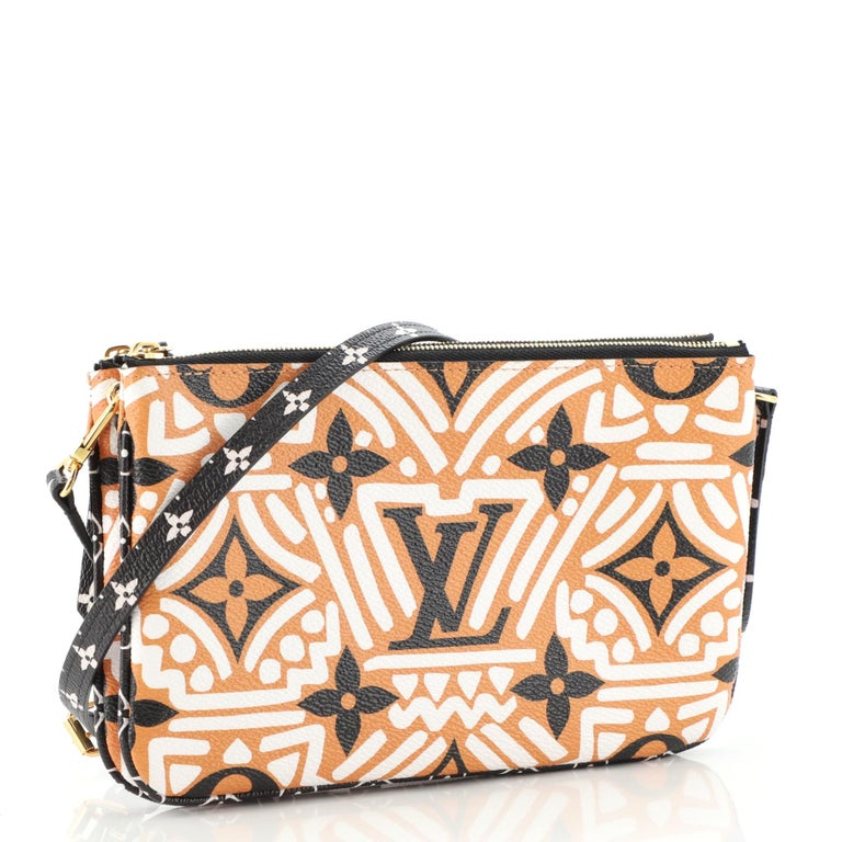 Louis Vuitton Special Limited Edition Crafty Double Zip Pochette
