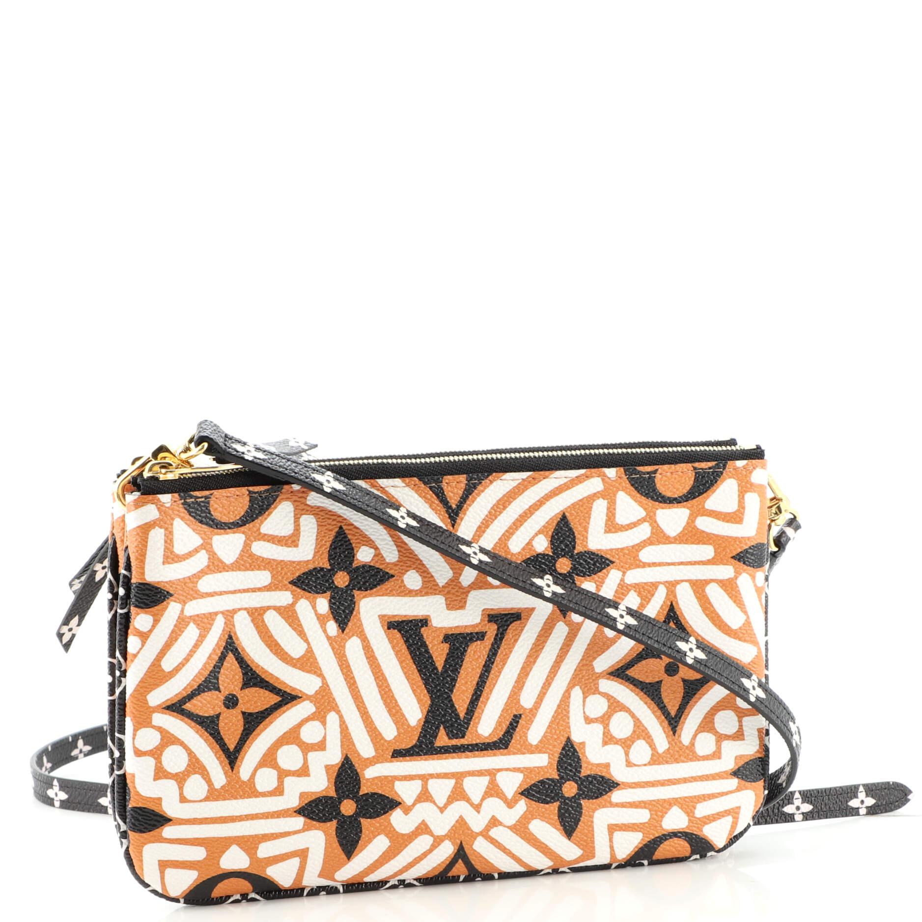 lv crafty double zip pochette