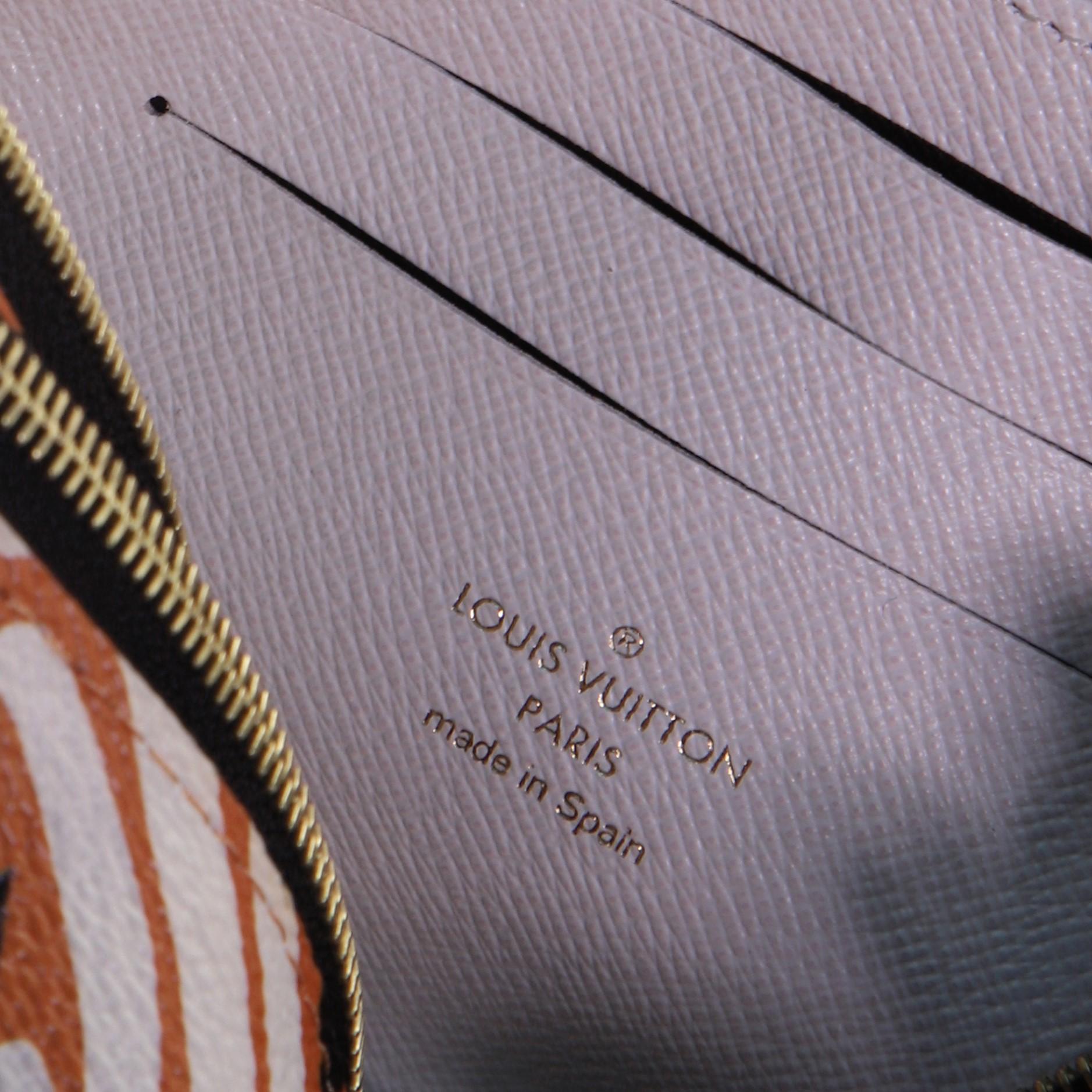 Louis Vuitton Double Zip Pochette Limited Edition Crafty Monogram Giant 2