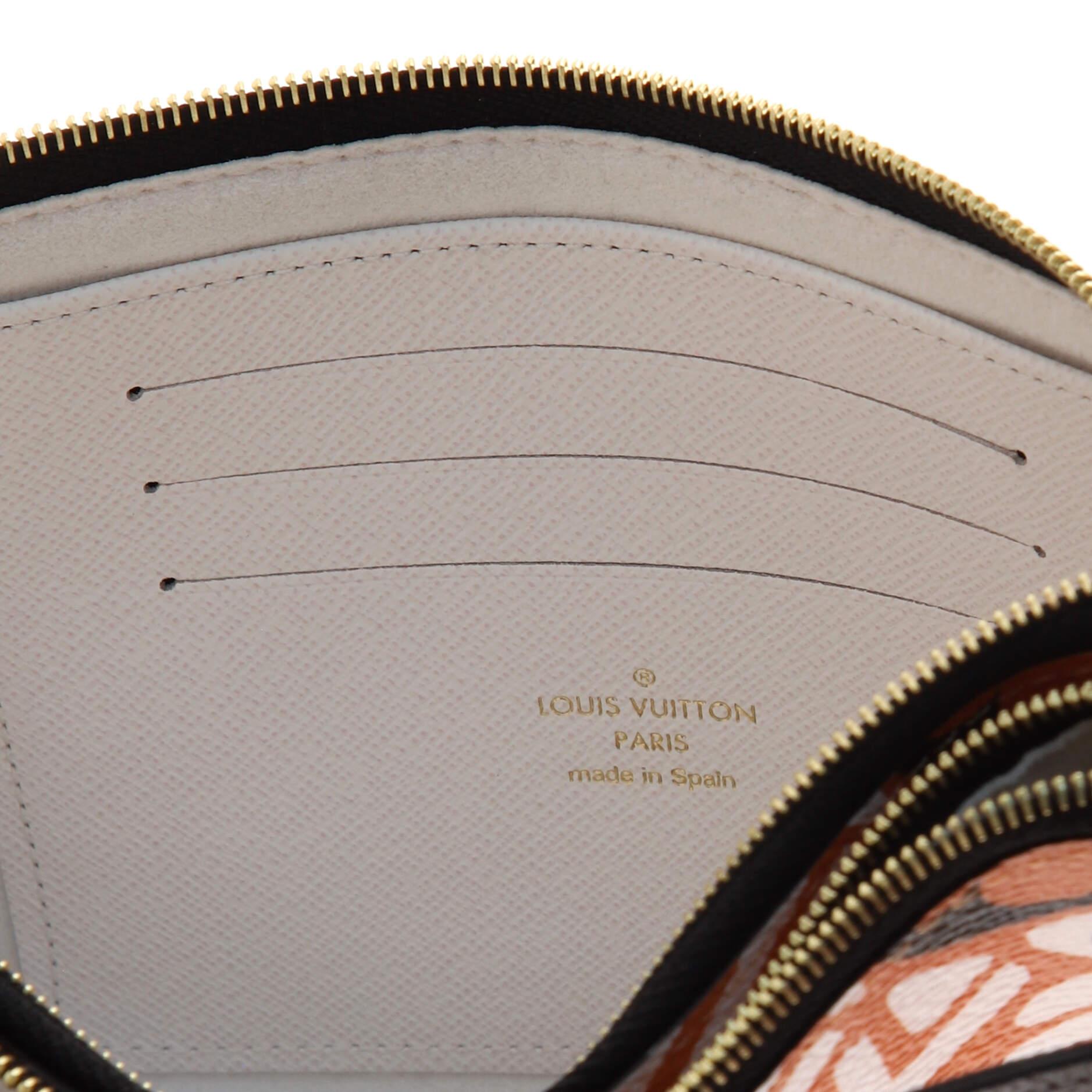 Louis Vuitton Double Zip Pochette Limited Edition Crafty Monogram Giant 2