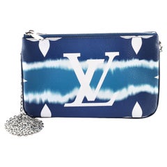 Louis Vuitton Double Zip Pochette Limited Edition Escale Monogram Giant