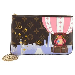 Louis Vuitton Pochette Limited Edition Vivienne Xmas Monogramm mit doppeltem Reißverschluss 