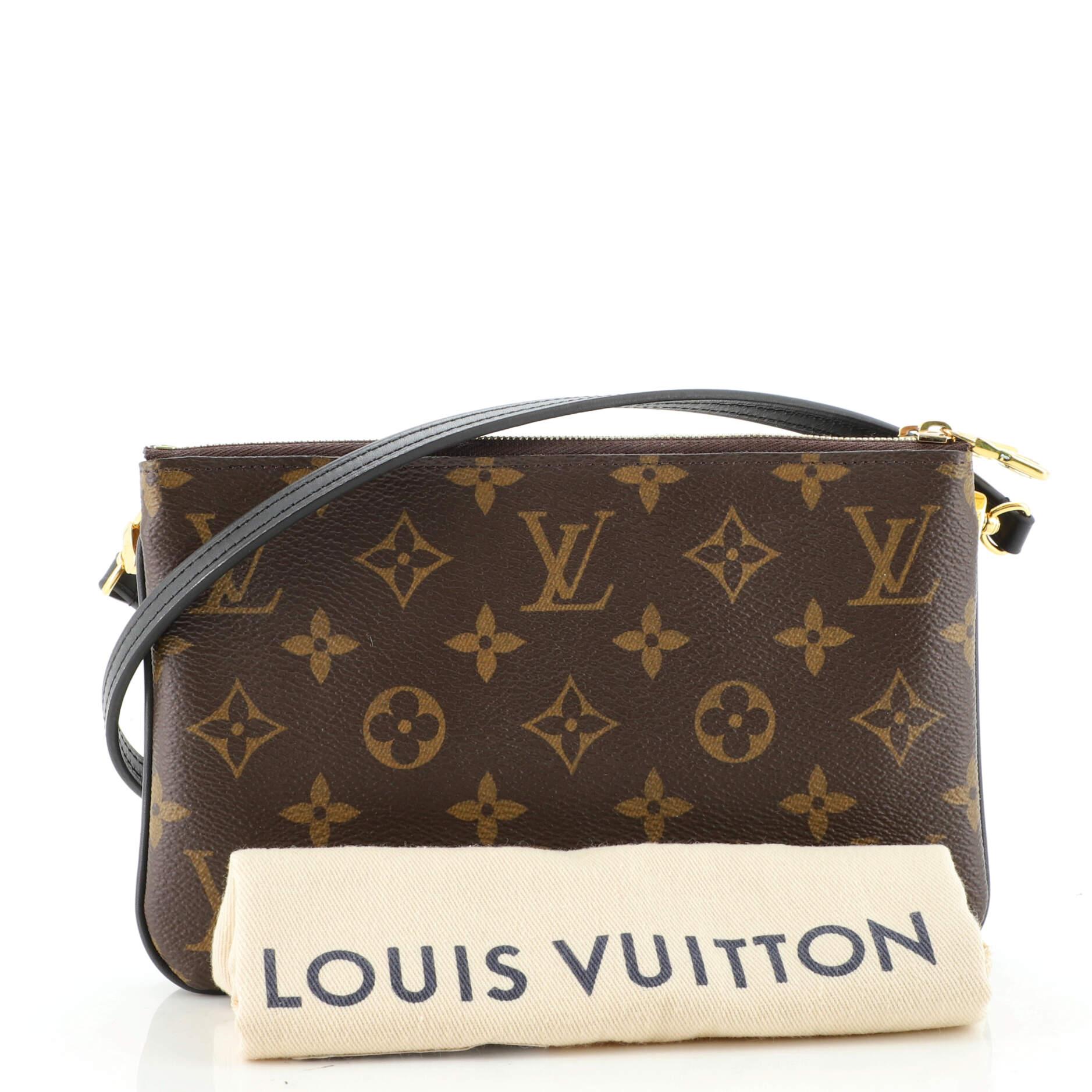 Condition: Great. Slight odor in interior. Light marks on strap, minor wear in interior, scratches and discoloration on hardware.
Accessories: Dust Bag, With Strap
Measurements: Height 5