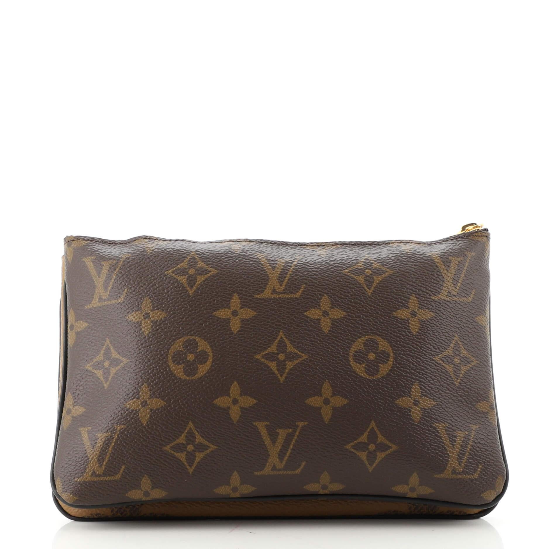 lv double zip pochette review