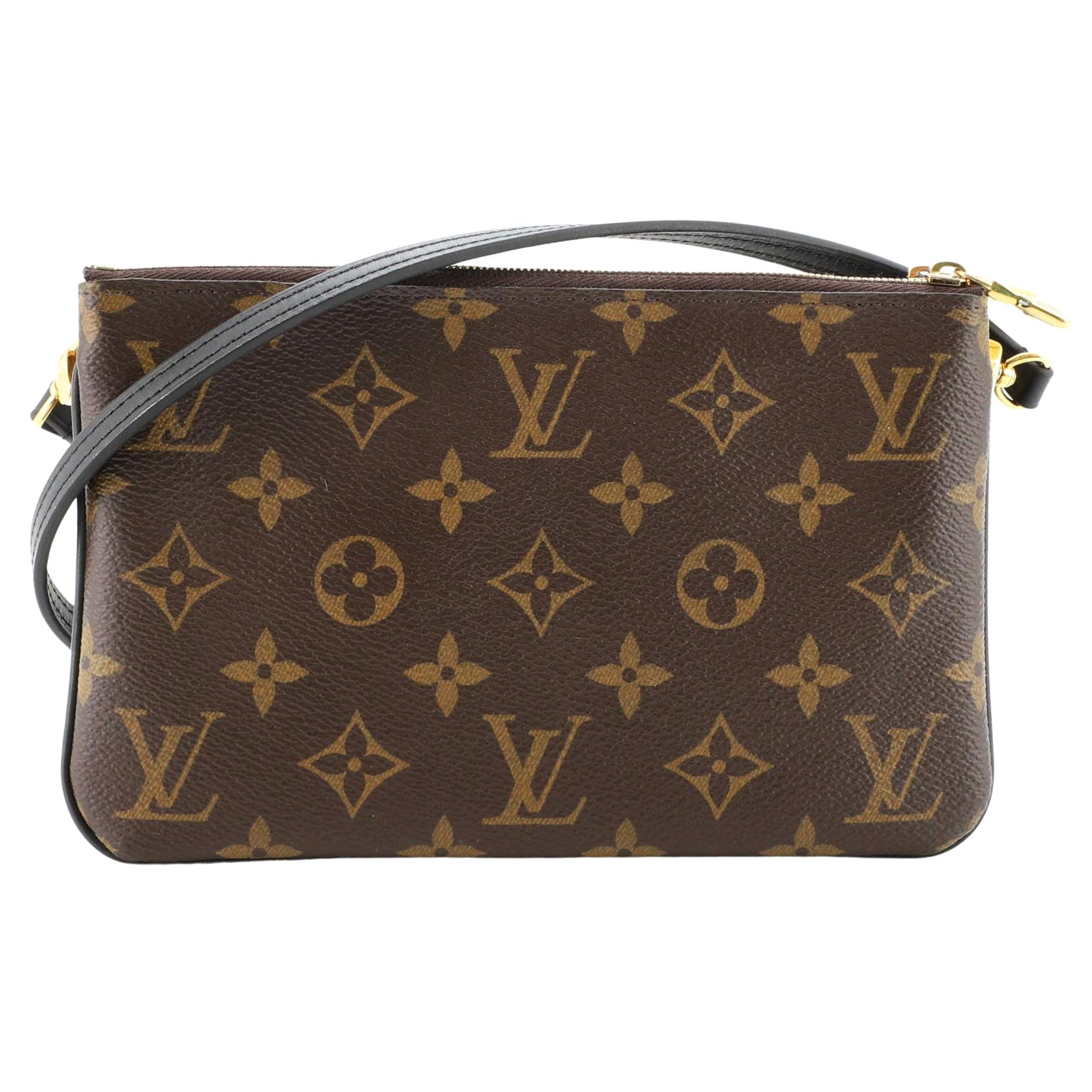 Louis Vuitton Double Zip Pochette Reverse Monogram Giant