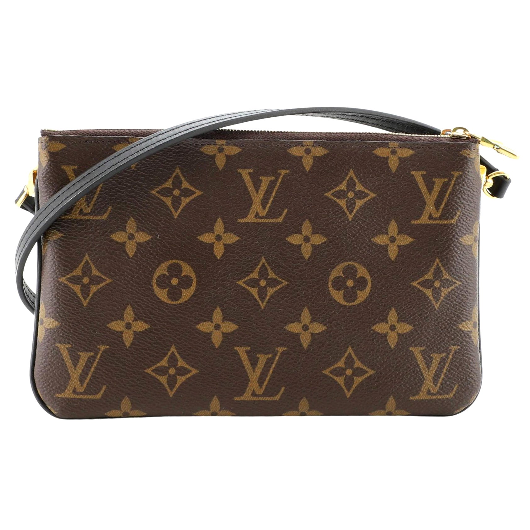 Louis Vuitton Double Zip Pochette Reverse Monogram Giant