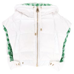 Louis Vuitton Down Hooded Puffer Jacket/Gilet With Damier Lining