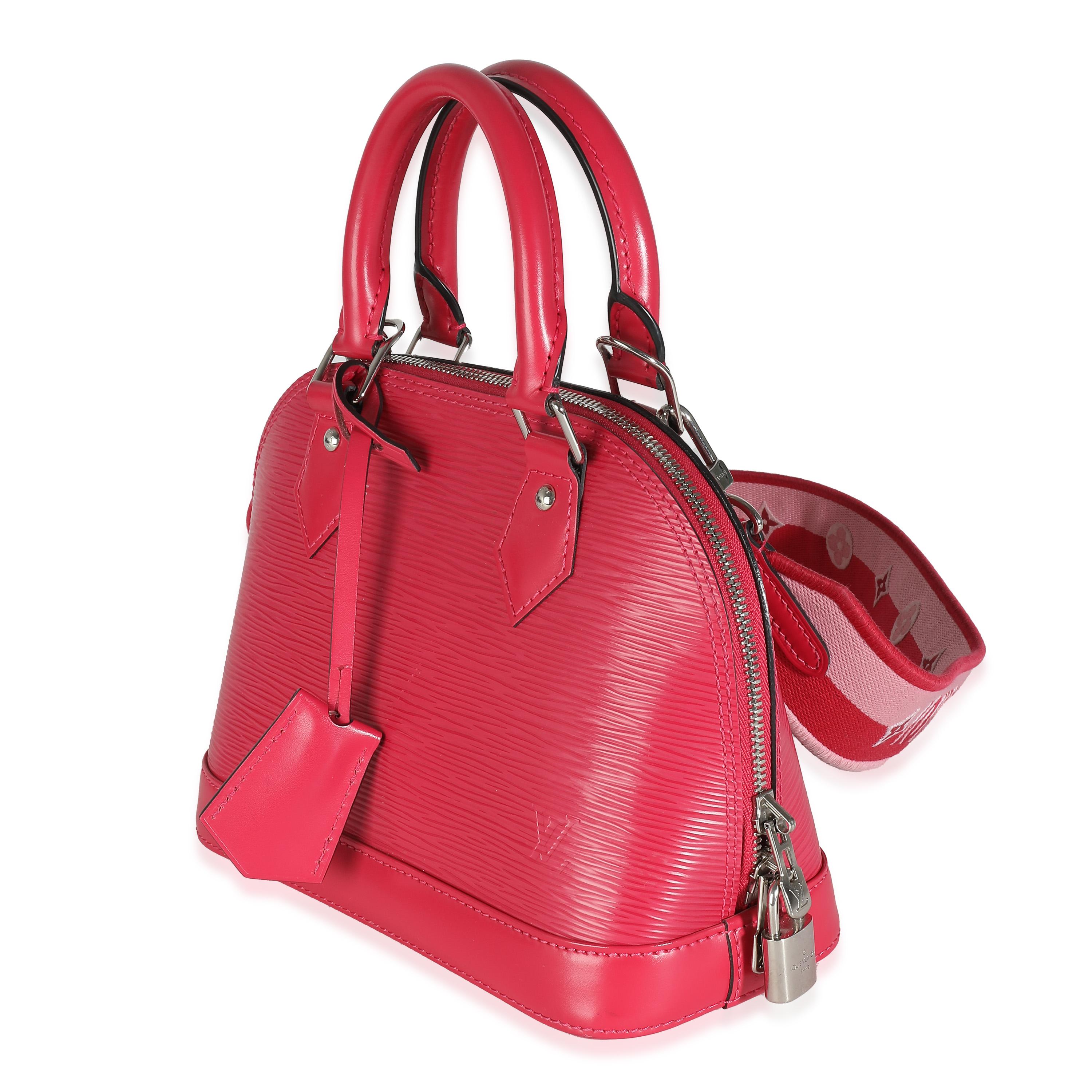Women's or Men's Louis Vuitton Dragon Fruit Epi Alma BB For Sale