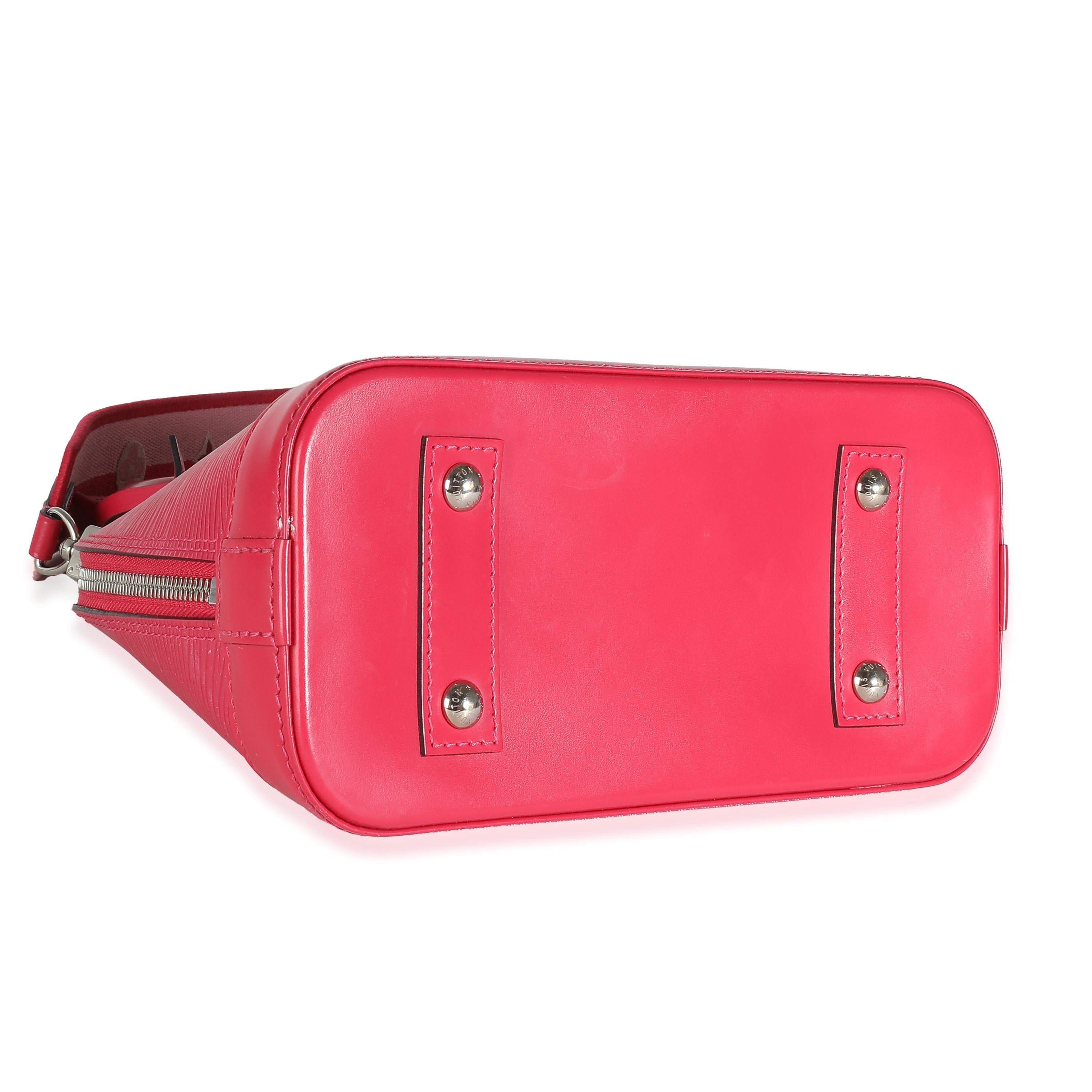 Louis Vuitton Dragon Fruit Epi Alma BB For Sale 1