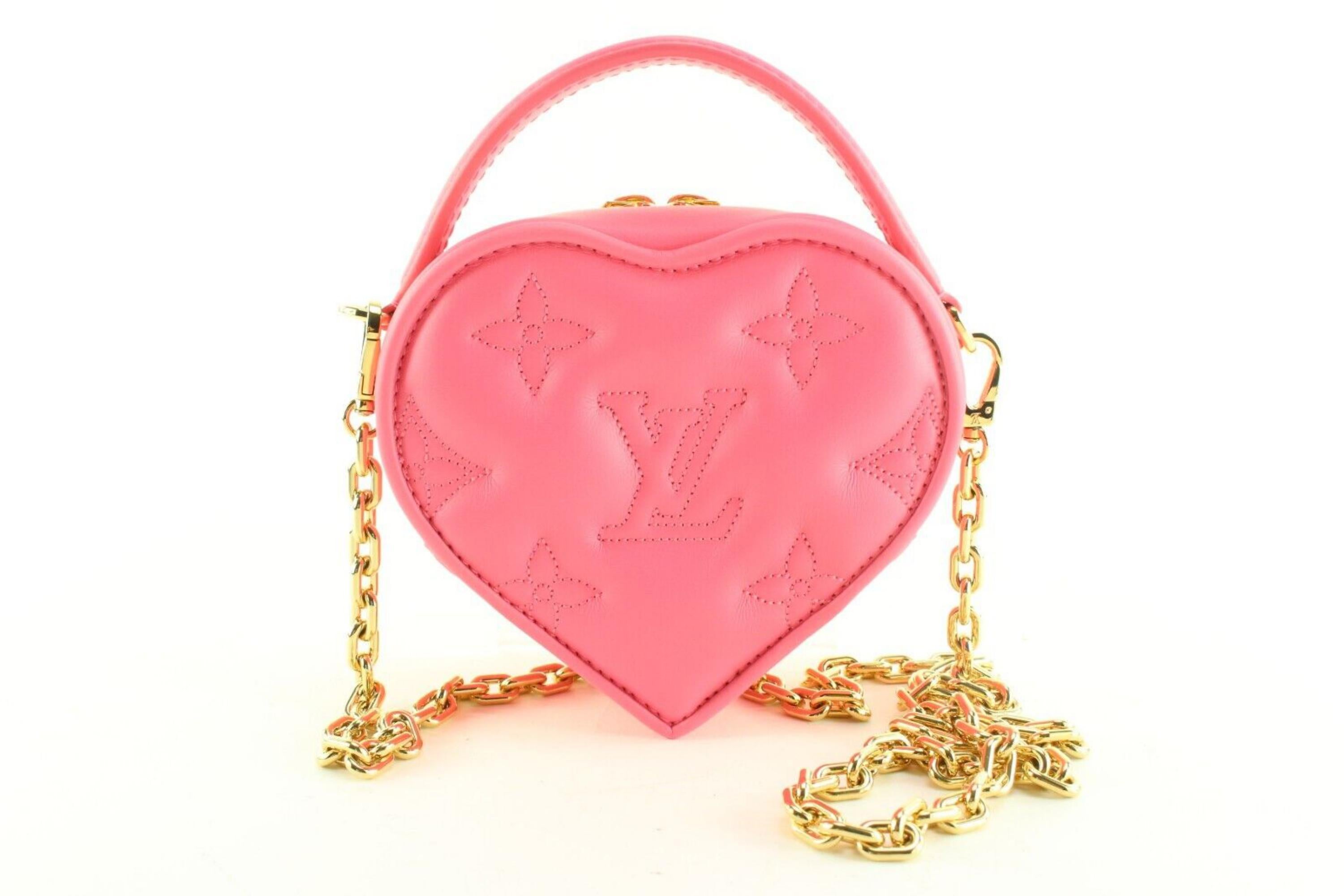 Louis Vuitton Dragonfruit Monogram Leather Pop My Heart Chain Bag 2LK0407 5