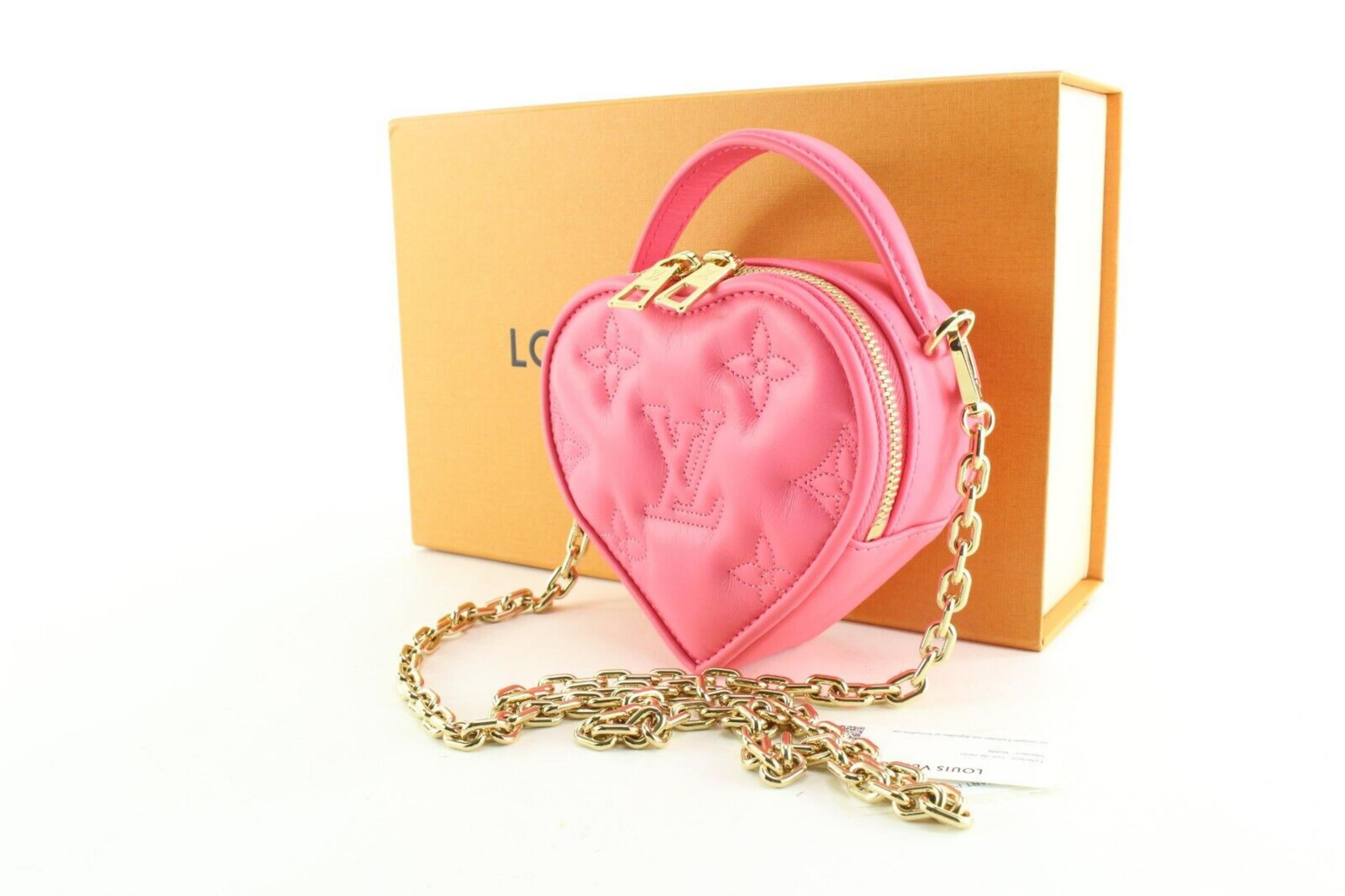 Louis Vuitton Dragonfruit Monogram Leather Pop My Heart Chain Bag 2LK0407 6