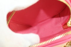 Louis Vuitton Dragonfruit Monogram Leather Pop My Heart Chain Bag 2LK0407