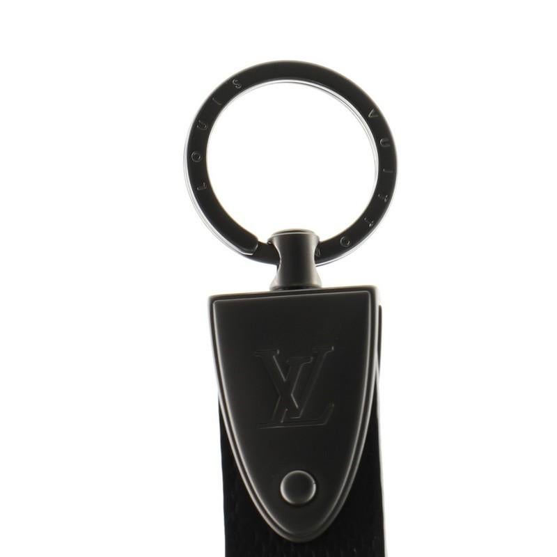 Black Louis Vuitton Dragonne Key Holder Damier Infini Leather