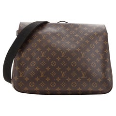 Louis Vuitton Drake Messenger Bag Makassar Monogramm Segeltuch