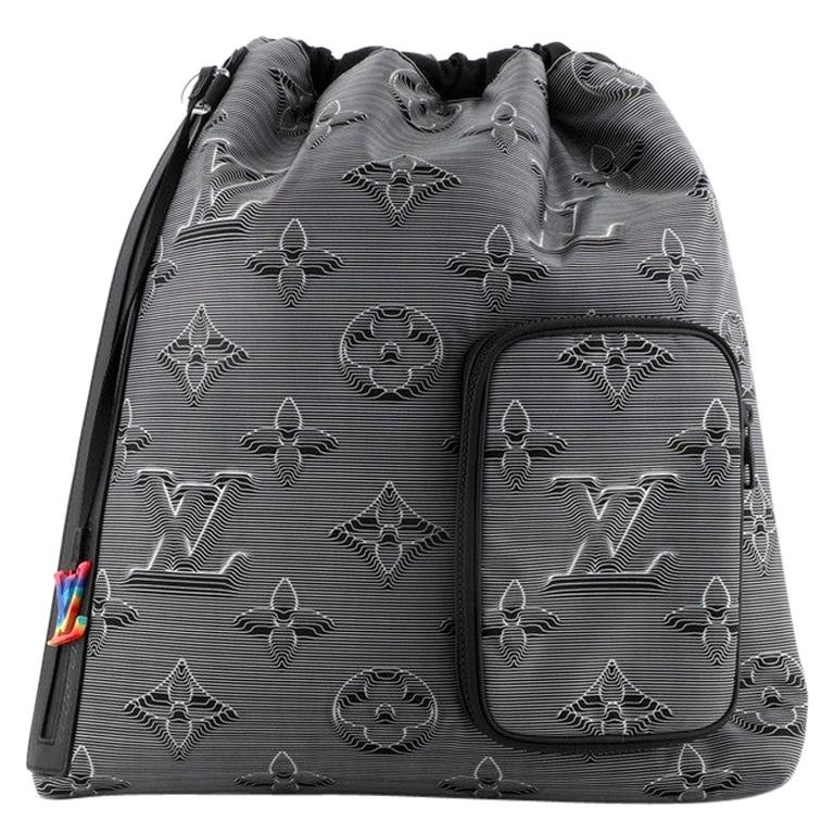 Louis Vuitton Drawstring Backpack Limited Edition 2054 Monogram