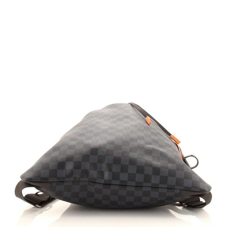 Louis Vuitton White Multicolor Damier Spray Racer Backpack Bag – The Closet