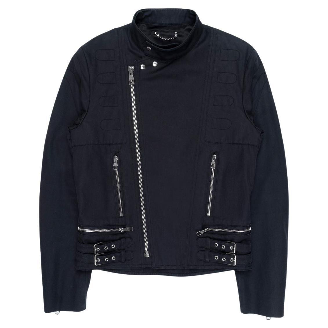 Louis Vuitton Drill Cotton Biker Jacket For Sale