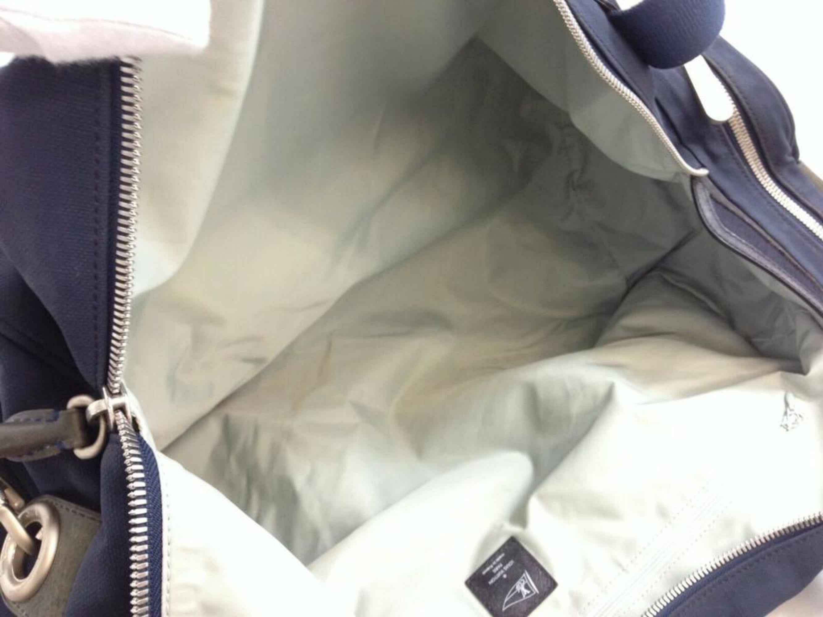 Louis Vuitton Duffle Lv Cup Gaston V Boston 870305 Blue Canvas Shoulder Bag For Sale 6