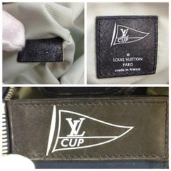 Louis Vuitton Duffle Lv Cup Gaston V Boston 870305 Blue Canvas Shoulder Bag