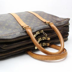 Louis Vuitton Duffle Sac Tres Poches 3 Luggage 869398 Brown Weekend/Travel Bag